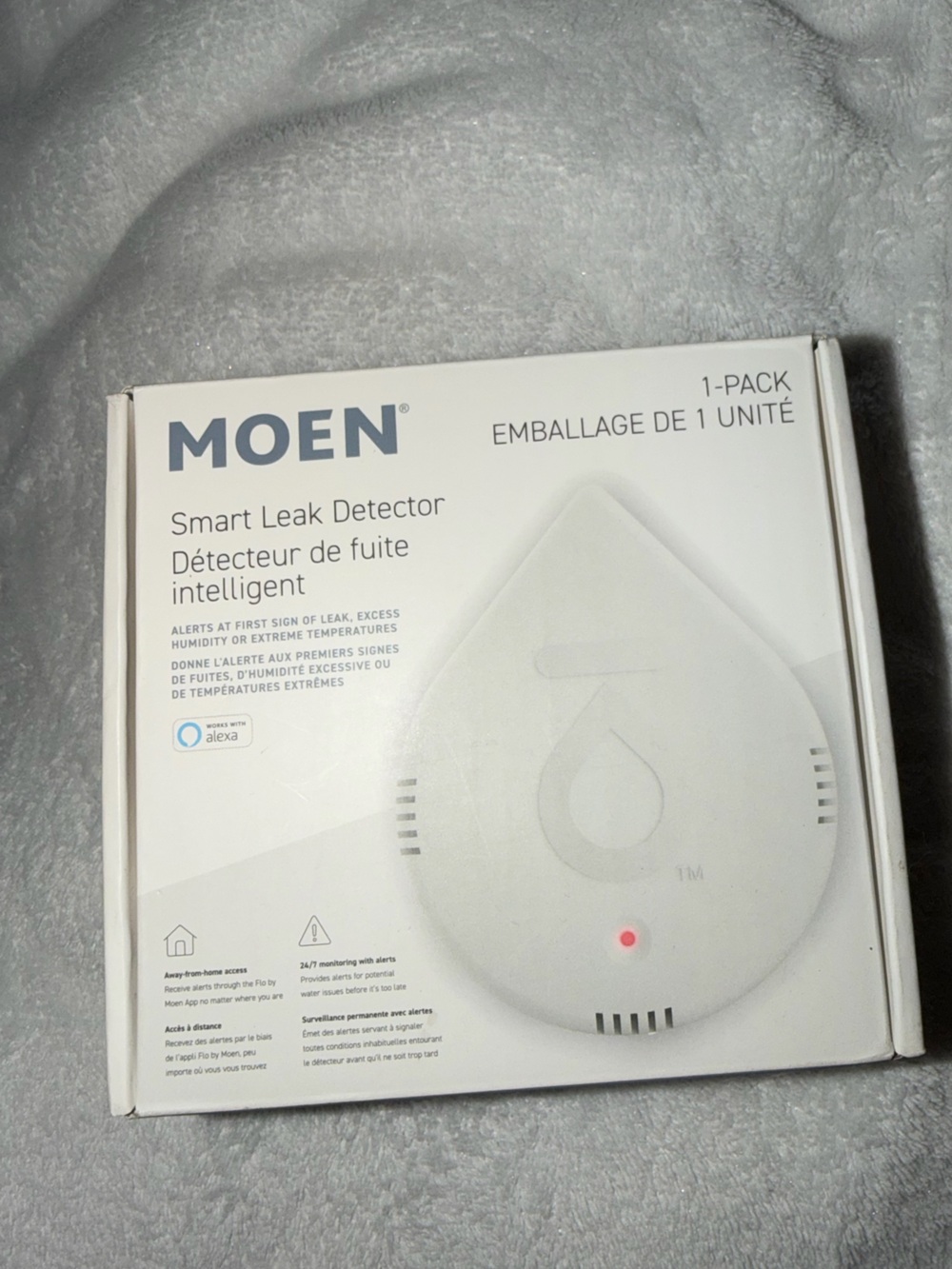 Moen Smart Leak Detector (Model 920-004)-new/never opened